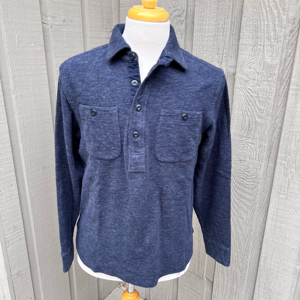 Polo Ralph Lauren Long Sleeve Heavy Knit Pullover Polo Shirt